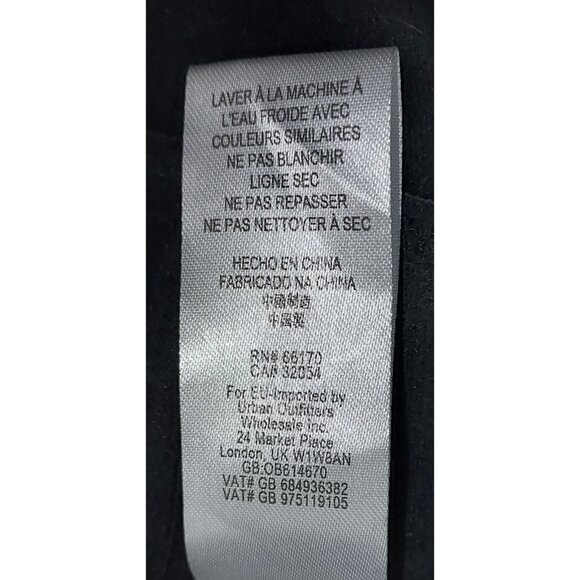 Free People Pull On Flux Leather Black Pants Size 29 Biker Skinny - Picture 12 of 13